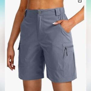 Viodia 7" Hiking Cargo Shorts Pockets Quick Dry Lightweight Golf Casual Summer